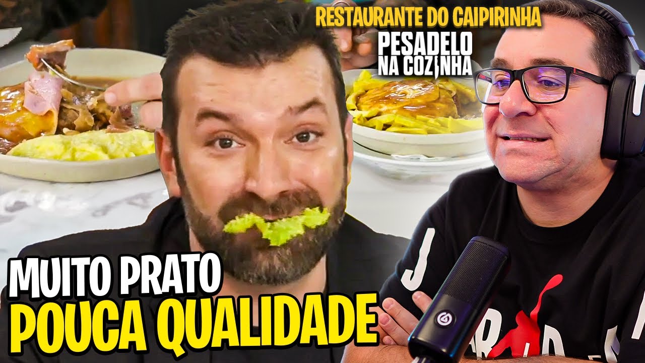 RIC REAGE PESADELO NA COZINHA PORTUGAL 🇵🇹  | T3 | RESTAURANTE DO CAIPIRINHA | EP 6 - PT 1 | É MUITO