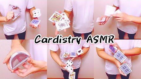 【極上キレ味】究極のカードASMR　　（Cardistry ASMR  Card Flourish  Card-Shuffing Continued  Card change )