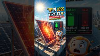 धूप नहीं… Solar का LOSS करा रही है! 😳 | 90% लोग ये गलती करते हैं ⚡#solar #solarpanel #solarenergy