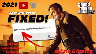 HOW TO FIX SECULAUNCHER ERROR IN GTA IV PC 2022 VERY EASY 100% WORKING WARIS G@MING!!!!!!!