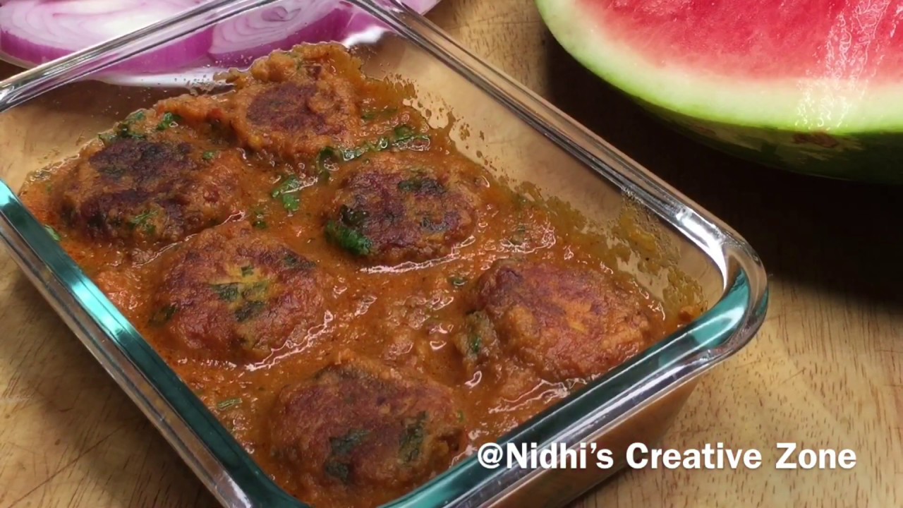 Watermelon ke Kofte | Watermelon ki Sabji | Watermelon Ke Chilke Ki Sabji