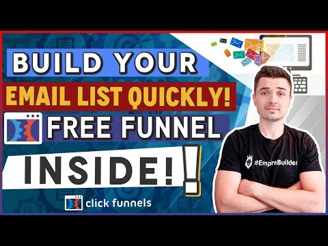 HOW TO QUICKLY BUILD YOUR EMAIL MARKETING LIST FOR YOUR SHOPIFY CLICKFUNNELS DROPSHIPPING BUSINESS!