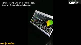Remote tuning Link ECU G4 Storm on the road - Honda Estilo SR3 B20B VTEC.