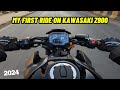 Finally riding 2024 kawasaki z900  my first ride on z900 