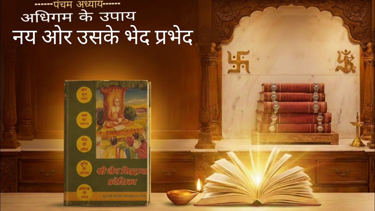 अधिगम के उपाय(अध्याय 5)| जैन सिद्धांत प्रवेशिका | ५.५ नय ओर उसके भेद प्रभेद || नवीन जैन
