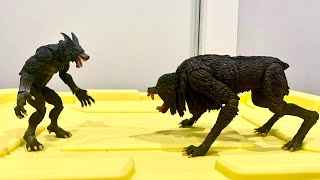 lycan vs werewolf stop motion battle