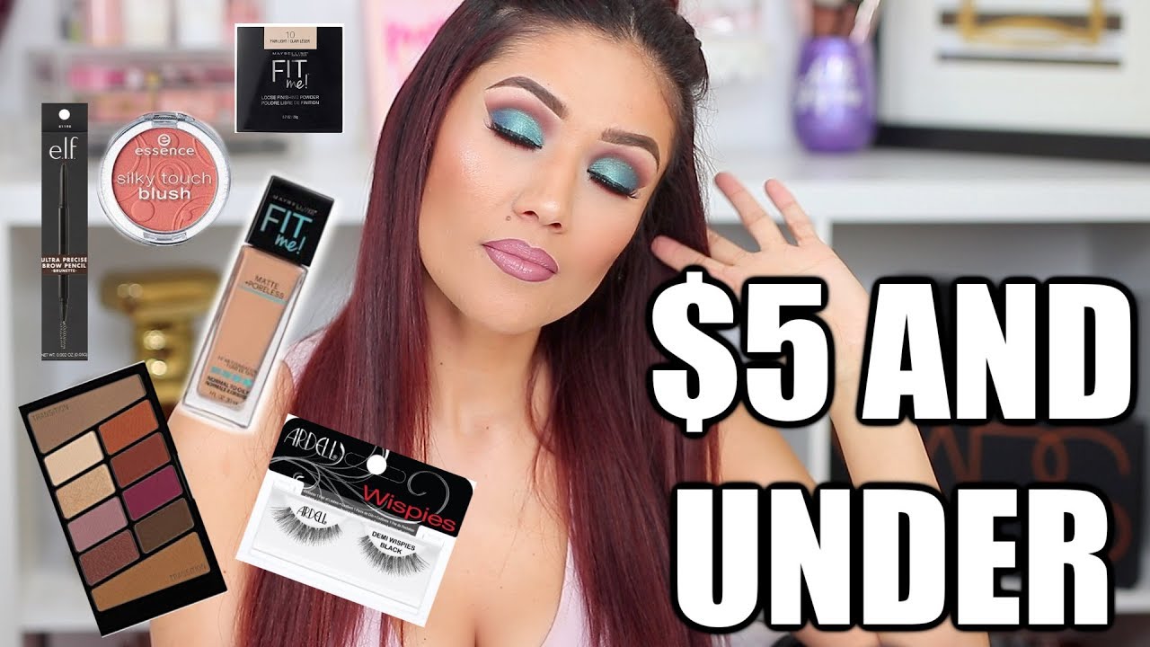 MAKEUP LOOK UNDER 5 II SUPER CHEAP MAKEUP TUTORIAL YouTube