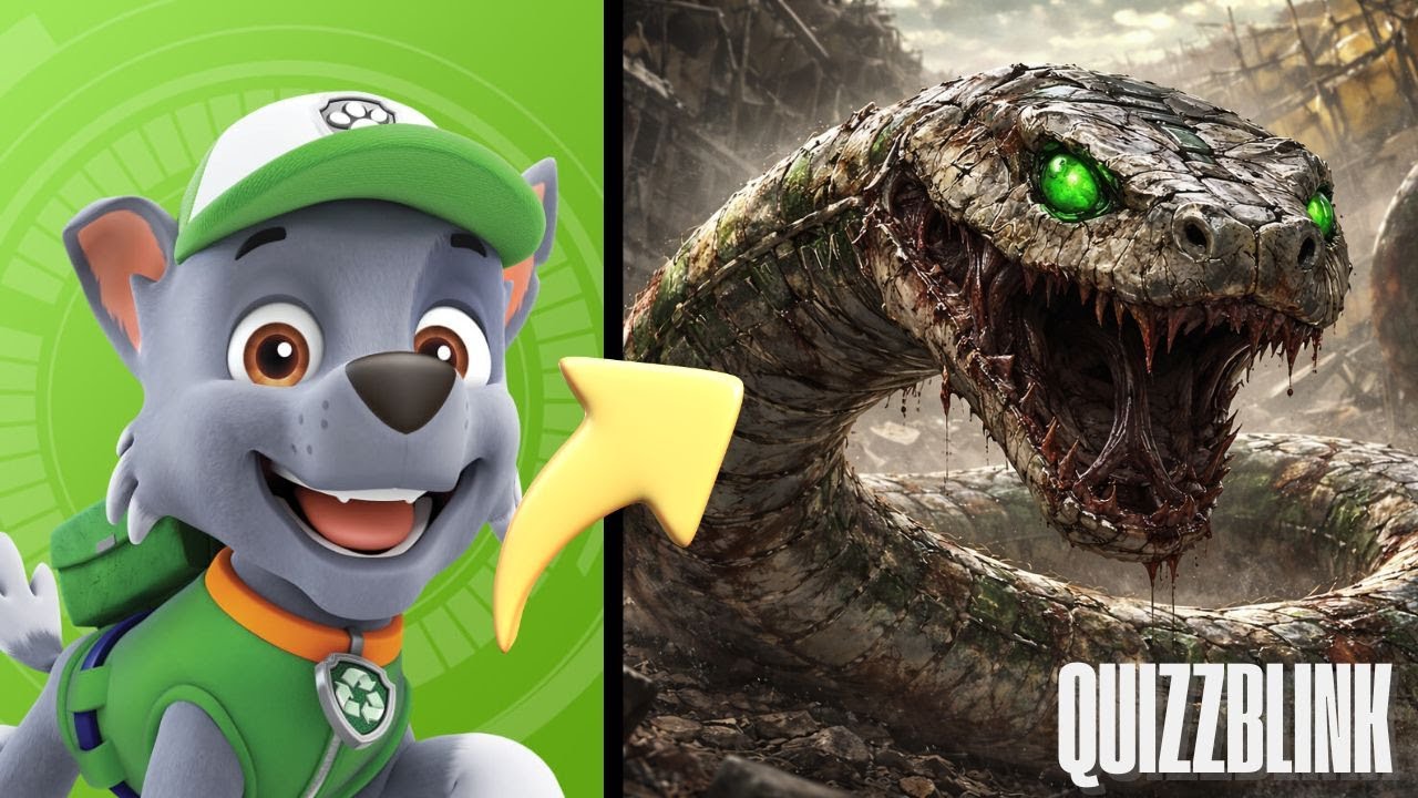 PAW PATROL as ZOMBIE SNAKE - All Characters Transformation 2026