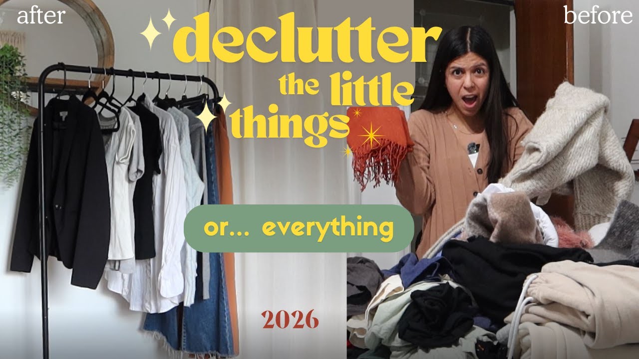 10 Item Capsule Wardrobe! | Decluttering in 2026 | Minimal Wardrobe