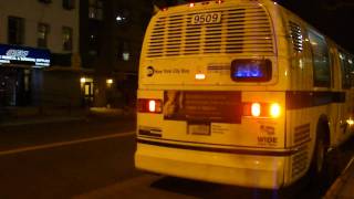 MTA NYC Bus Nova-RTS B43 Bus #9509 & B57 Bus #9455 both at Flushing Ave (First Video of mine in HD)
