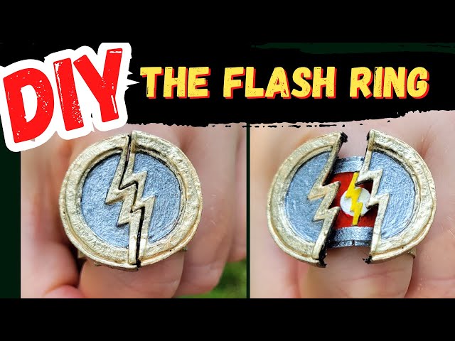 Flash Ring, the Flash Ring,power Flash Ring, Ring 925 Sterling Silver,  Color Enamel White Gold Plated. - Etsy