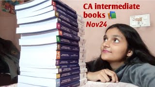 CA intermediate books 📚 unboxing😃