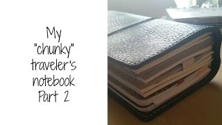 My 'chunky' traveler's notebook - Part 2