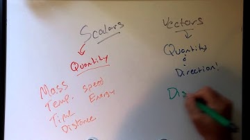 AP Physics - Kinematics 2 - Scalars vs Vectors - High School and AP Physics