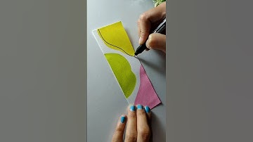easy bookmark idea 🔖#shorts#art#painting