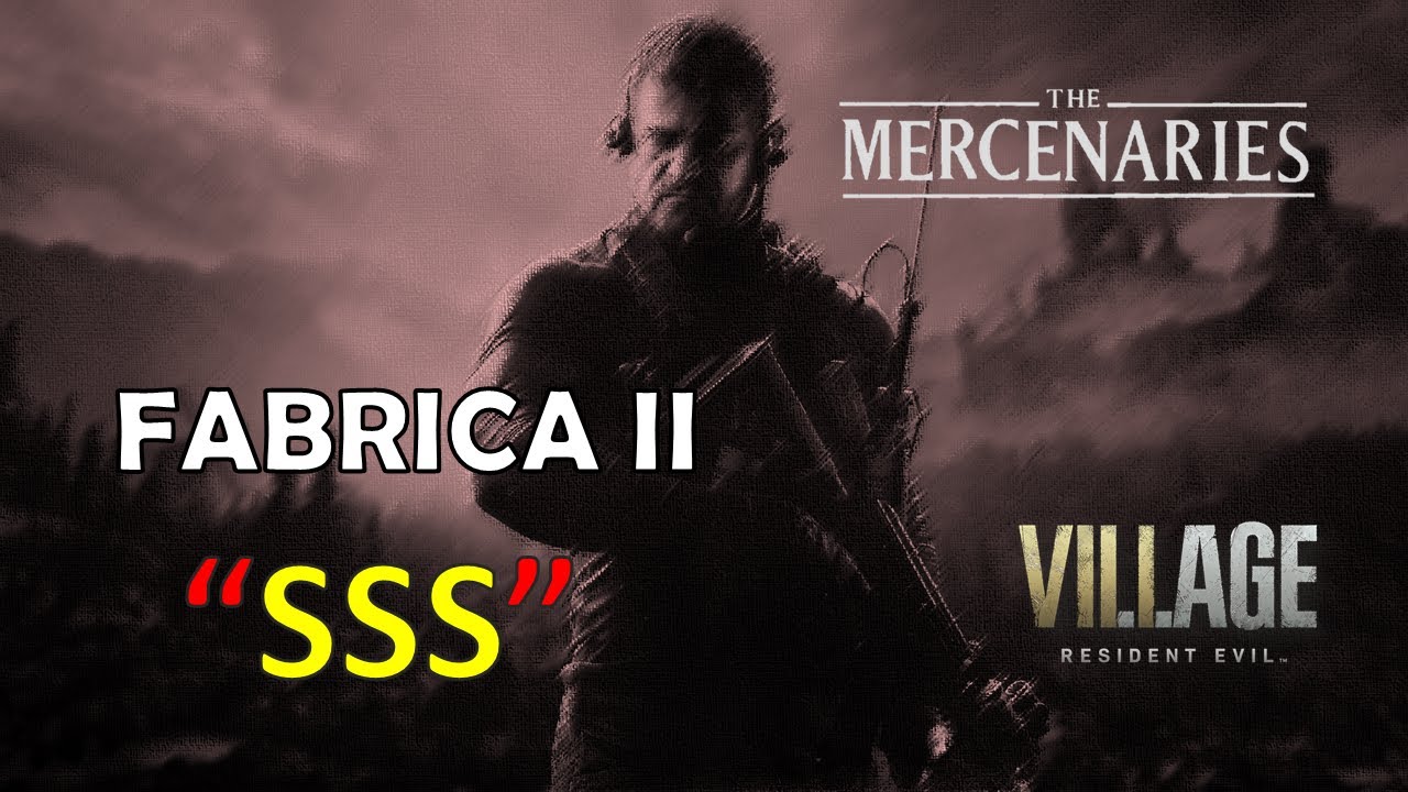 Masacre - Todos los Combos - Chris Redfield - Fabrica 2 - Rango SSS - Mercenarios - Resident Evil 8