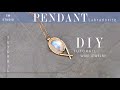 Pendant / DIY Jewelry / Wire wrap Pendant Tutorial / DIY Accessories