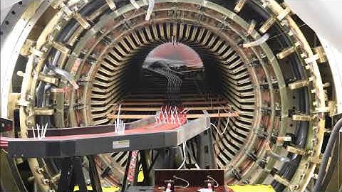 Infrared Nuclear Generator Ring Core Stator Test at DC Cook using FLIR