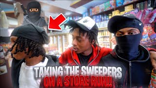 Taking The Sweepers ON A STORE RUN... / VLOG.. 🧹🥷