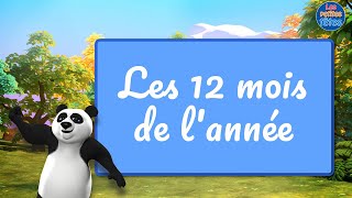 Apprendre les 12 mois de l'année en français pour enfants - (French months of the year)