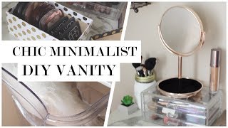 Hi there Simple Life Society! I take you along as I create a chic minimalist makeup vanity. This project is super simple to do and an 