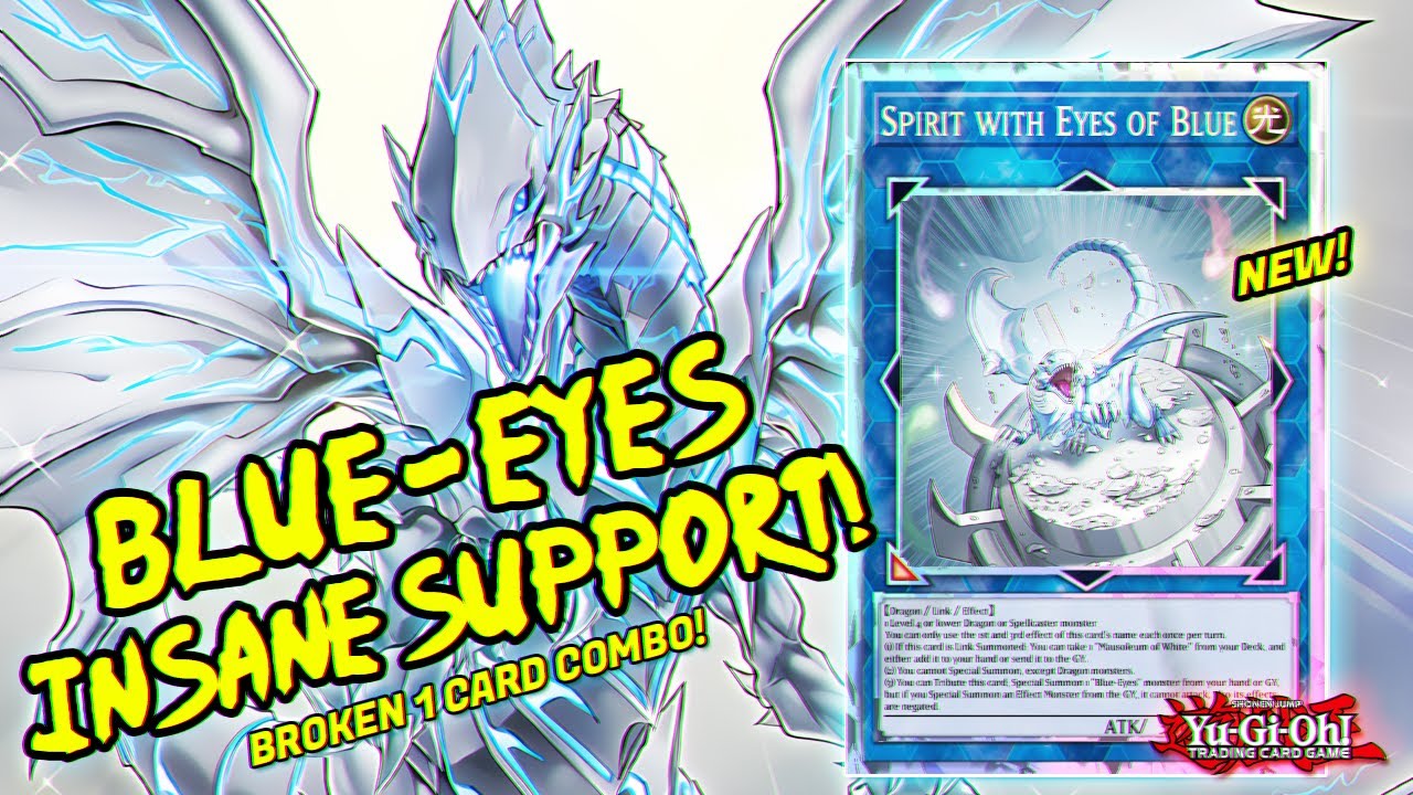 BLUE-EYES NEW SUPPORT IS INSANE! | BROKEN 1 CARD COMBO! | GUIDE & DECKLIST! | Yu-Gi-Oh! BLUE-EYES NEW SUPPORT IS INSANE! | BROKEN 1 CARD COMBO! | GUIDE & DECKLIST! | Yu-Gi-Oh!