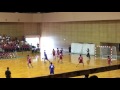 滋賀県中学ハンドボール決勝鳥本中学対彦根南中学