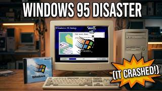 I Tried Installing Windows 95, But It Crashed to MS-DOS!