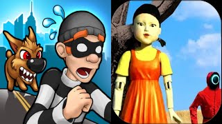 Robbery Bob vs Real Squid Game 3D Gameplay Android,ios Part 69