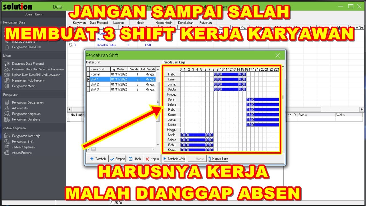 Cara Membuat Jam Kerja 3 Shift Dengan Pergantian Shift Perminggu Pada Cara Membuat Jam Kerja 3 Shift Dengan Pergantian Shift Perminggu Pada