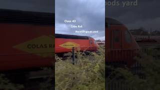 Class 43 Network Rail in Norwich. Used extended tripod to look over the hedge to get this short 😀