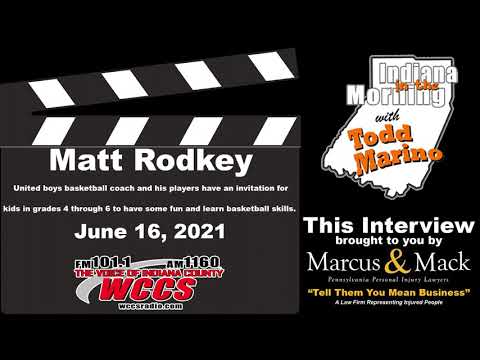Indiana in the Morning Interview: Matt Rodkey (6-16-21)