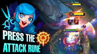 WILD RIFT NEW RUNE FOR GWEN IS OVERPOWER !!! GAMEPLAY BUILD AND GUIDE