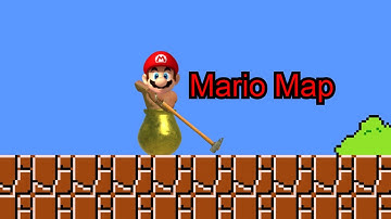 Getting Over It But Its The Mario Map