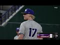 TCU Baseball vs Arizona State Full Game Replay | 2024 Kubota College Baseball Series