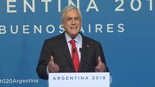 Press Conference of Sebastián Piñera, President of Chile
