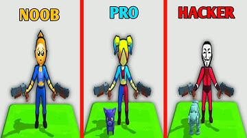 NOOB vs PRO vs HACKER - Bullet Rush!