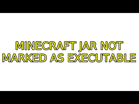 Ubuntu: Minecraft jar not marked as executable