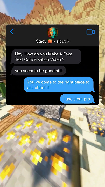 How to make Fake Text Conversation Story Video #faketext #textstory #chatstory #sms #texting #aicut