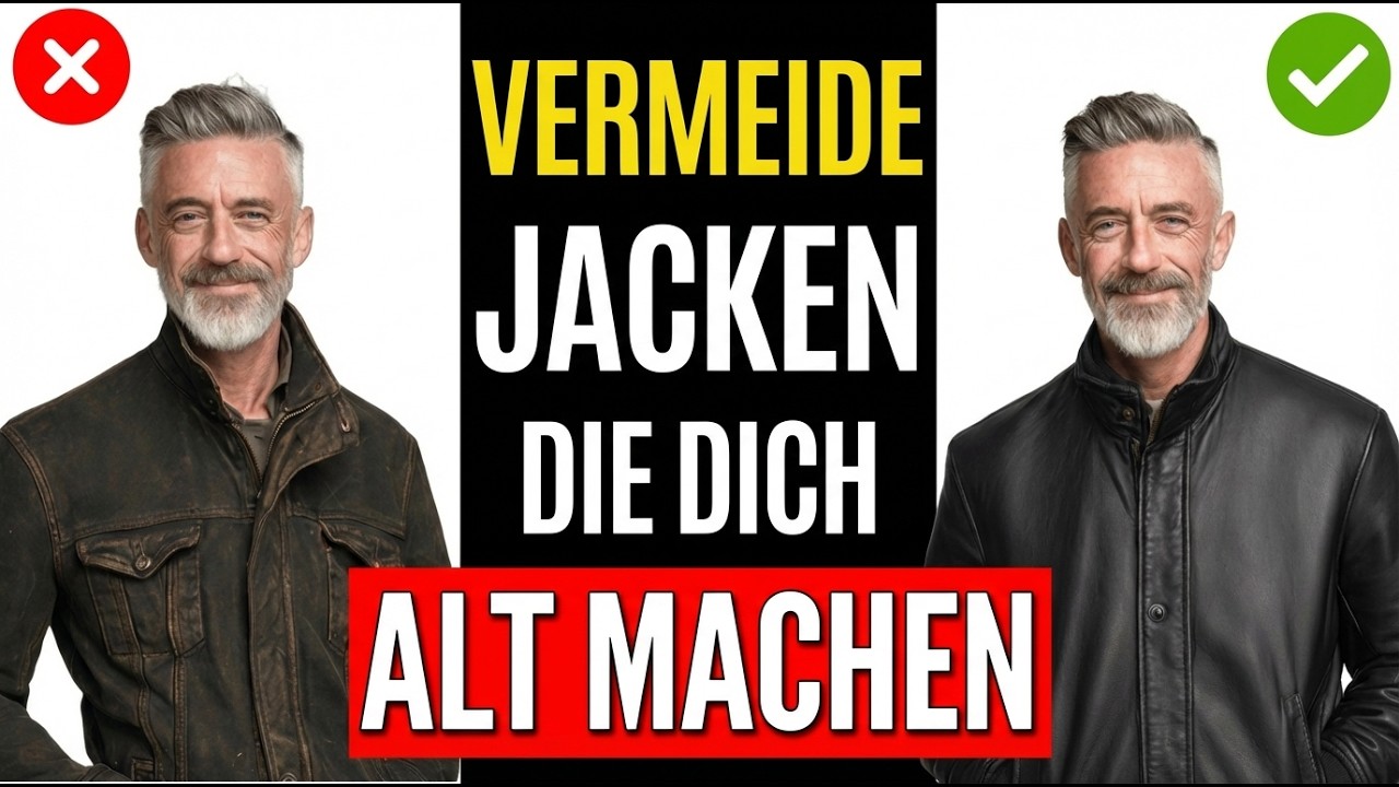 5 Lederjacken, Die Einen Mann 40+ WIRKLICH Jünger Aussehen Lassen