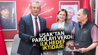 Özgür Özel, Uşak'tan parolayı verdi: İlk hedefimiz iktidar!