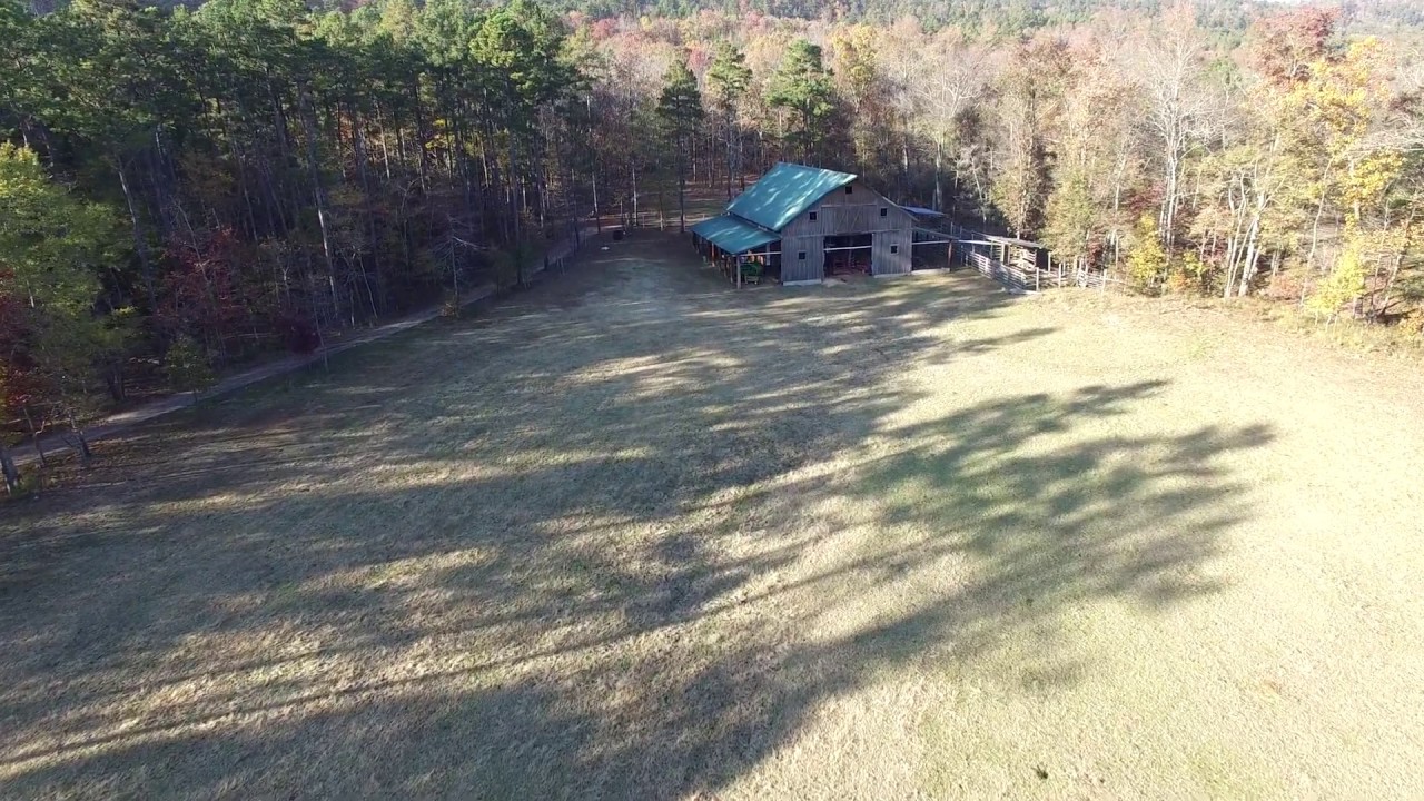 FOR SALE Glenwood Arkansas a Beautiful Log Home, Custom Barn with Guest