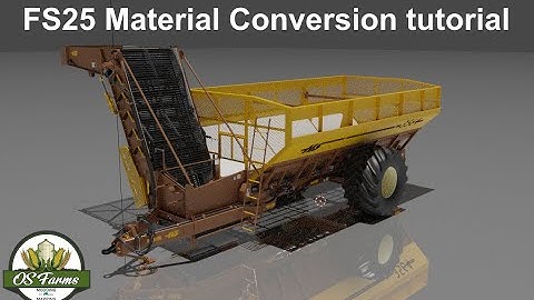 Material Converting to FS25 System Tutorial