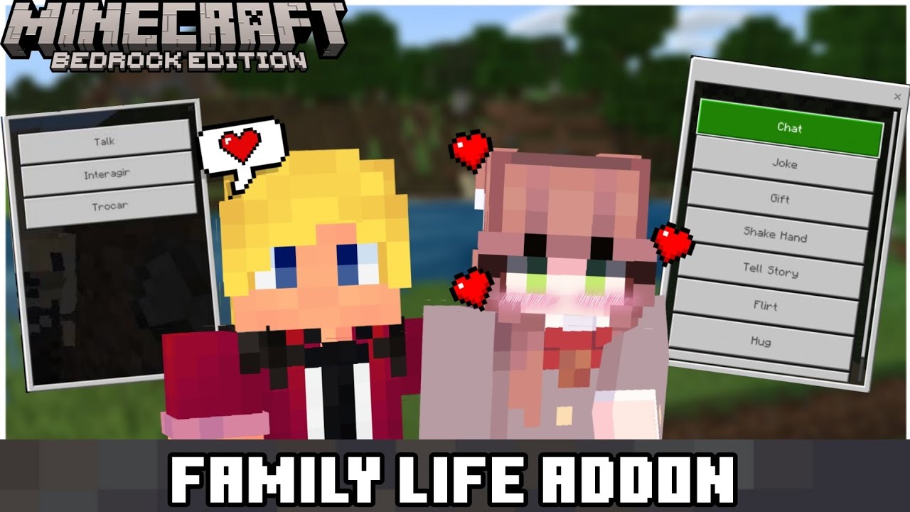 FAMILY LIFE ADDON | создай СЕМЬЮ в Майнкрафт БЕДРОК 1.23+!!!