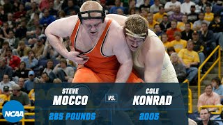 Steve Mocco vs. Cole Konrad: 2005 NCAA title (285 lbs.)