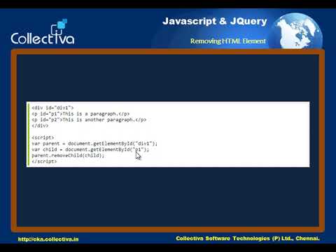 11 Removing HTML Element    Javascript and JQuery