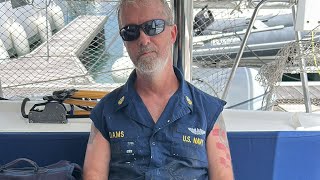 CHANGING THE ANCHOR CHAIN ON OUR LAGOON 440 CATAMARAN 