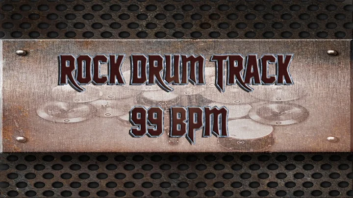 Groovy Rock Drum Track 99 BPM | Preset 2.0 (HQ,HD)