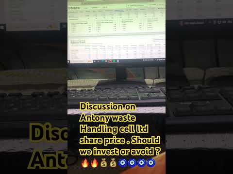 Antony Waste Handling Share Price Analysis | Should You Invest Now or Avoid?🔥🔥💰💰🧿🧿🧿