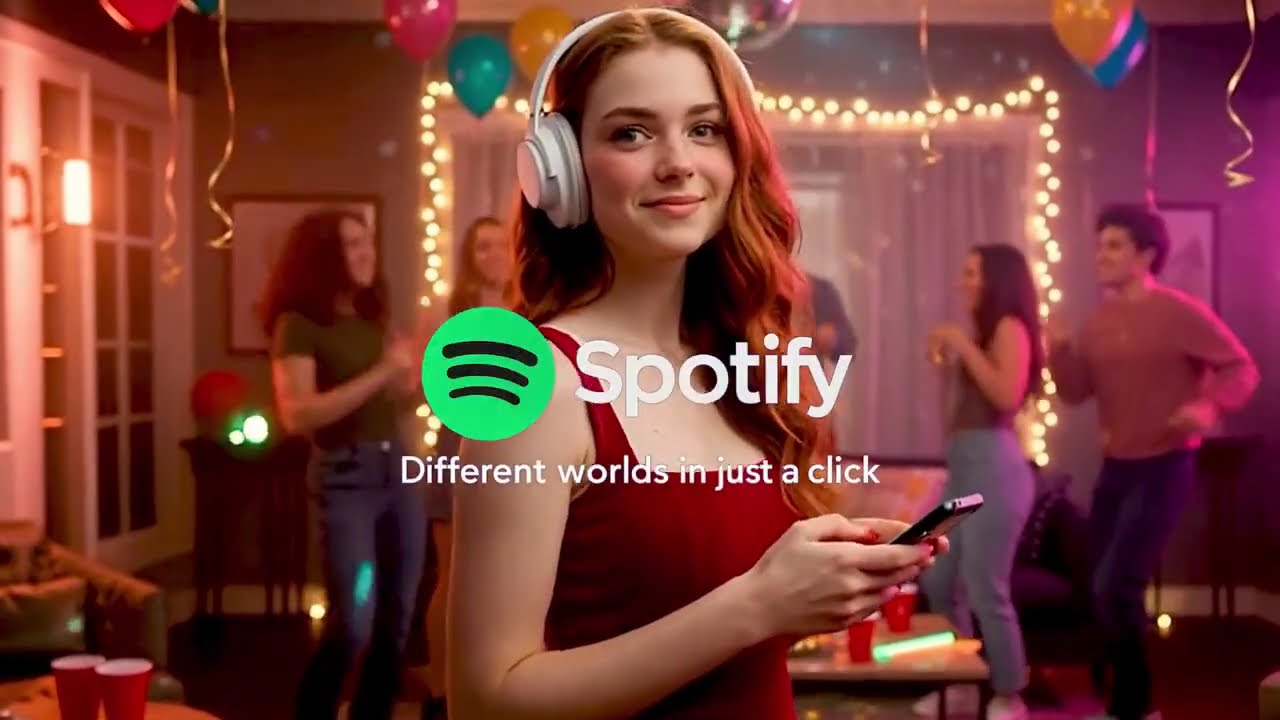 Spotify Commerical Video production story